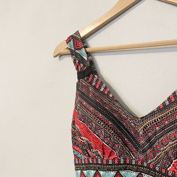 American Rag Boho/Bohemian Hippie Style Flowy Beachy Vacation Midi Dress - Picture 3 of 7